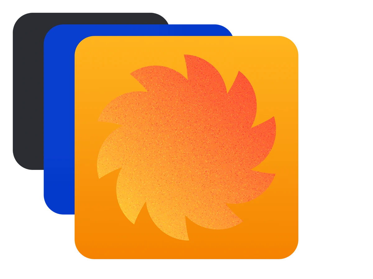 Orange and red educational illustration.